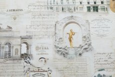 画像18: 「F在庫」布：ウィーンの音楽院（ライトアイボリーベース） (18)