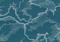 画像5: 「移動中」廃盤はぎれ70×50：ヌアージュ（ジャカード、ブルーカナル） (5)