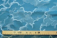 画像3: 「移動中」廃盤はぎれ70×50：ヌアージュ（ジャカード、ブルーカナル） (3)