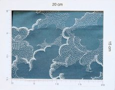 画像4: 「F在庫」廃盤はぎれ70×50：ヌアージュ（ジャカード、ブルーカナル） (4)