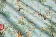 画像3: 「取寄せ」布：アニモー・エグゾティック（コットンサテン） 2色 (3)