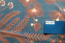 画像6: 「取寄せ」布：フェニックス（ベルベット、ブルーベース） (6)