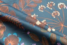 画像8: 「取寄せ」布：フェニックス（ベルベット、ブルーベース） (8)