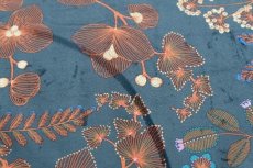 画像9: 「取寄せ」布：フェニックス（ベルベット、ブルーベース） (9)