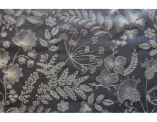 画像1: 「J即納」廃盤はぎれ70×50：フェニックス（ジャカード、黒） (1)
