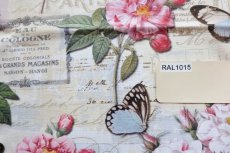 画像14: 「J即納」はぎれ70×50：オー・ド・コロン（ホワイトベース、蝶、花） (14)