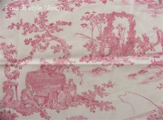 画像3: 「J即納/F在庫」はぎれ75×48：復刻版tdj四季の喜び（トワル、白ベースピンク） (3)