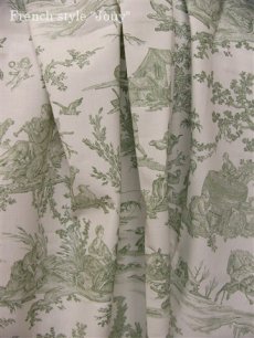画像6: 「J即納」はぎれ75×48：復刻版tdj四季の喜び（トワル、白ベースグリーン） (6)