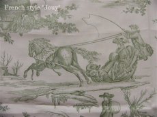 画像8: 「J即納」はぎれ75×48：復刻版tdj四季の喜び（トワル、白ベースグリーン） (8)