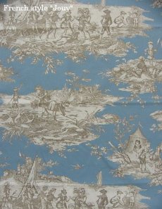 画像3: 「移動中」はぎれ70×50：水の物語（ブルーグレイベース） (3)