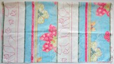 画像2: 「F在庫」廃盤はぎれ93×49：さくら（ジャカード、水色・ピンク） (2)