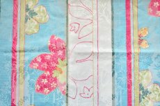 画像13: 「F在庫」廃盤はぎれ93×49：さくら（ジャカード、水色・ピンク） (13)