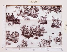 画像5: 「J即納」はぎれ72×50：オベール（色番107 ホワイトベースマロンショコラ） (5)