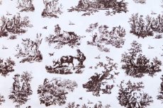 画像1: 「J即納」廃盤はぎれ72×50：オベール（色番109 ホワイトベース黒） (1)