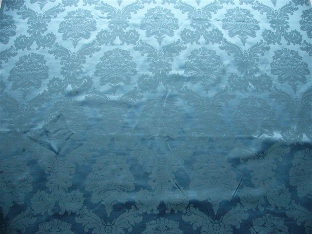 画像2: 「J即納/F在庫」はぎれ70×50:ダマスコ(色番67ブルーカナール) (2)