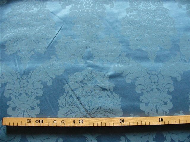 画像3: 「J即納/F在庫」はぎれ70×50:ダマスコ(色番67ブルーカナール) (3)