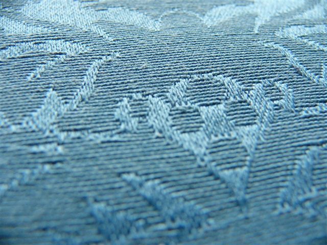 画像4: 「J即納/F在庫」はぎれ70×50:ダマスコ(色番67ブルーカナール) (4)