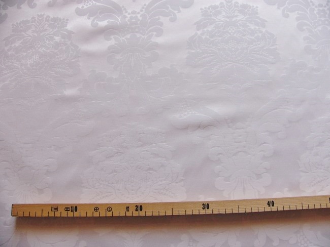 画像3: 「J即納/F在庫」はぎれ70×50:ダマスコ(色番02アイボリー) (3)