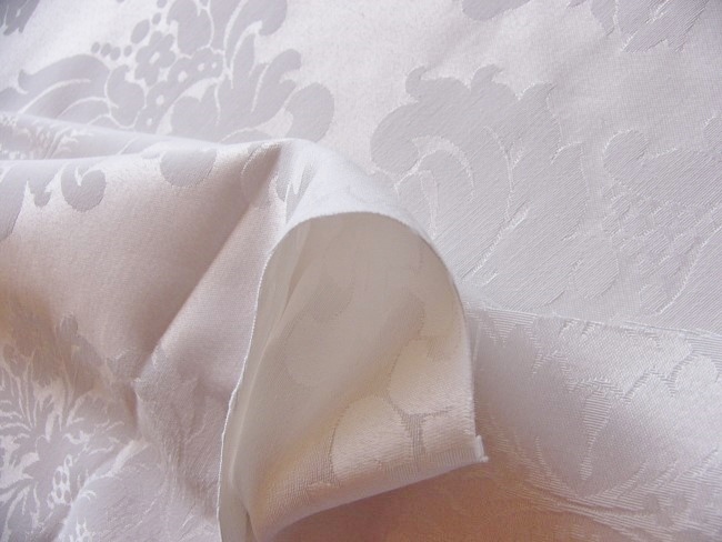 画像6: 「J即納/F在庫」はぎれ70×50:ダマスコ(色番02アイボリー) (6)