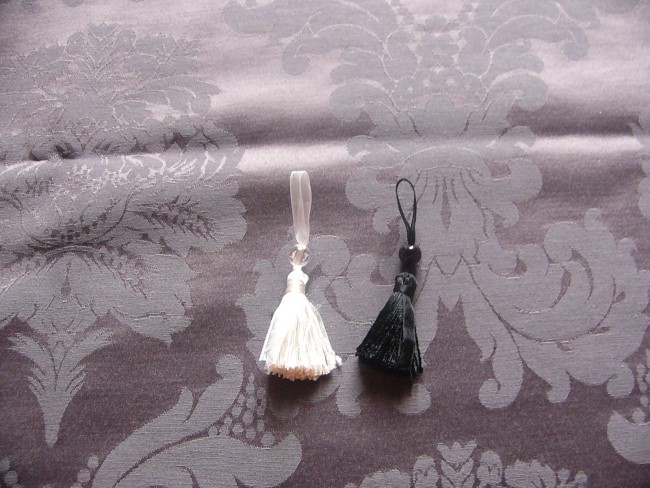 画像8: 「J即納」はぎれ70×50:ダマスコ(色番98グレイ) (8)