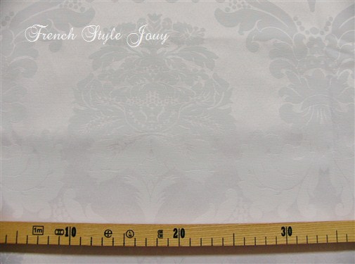 画像4: 「J即納」はぎれ70×50:ダマスコ(色番bcoホワイト) (4)