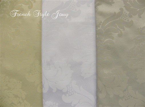 画像7: 「J即納」はぎれ70×50:ダマスコ(色番bcoホワイト) (7)