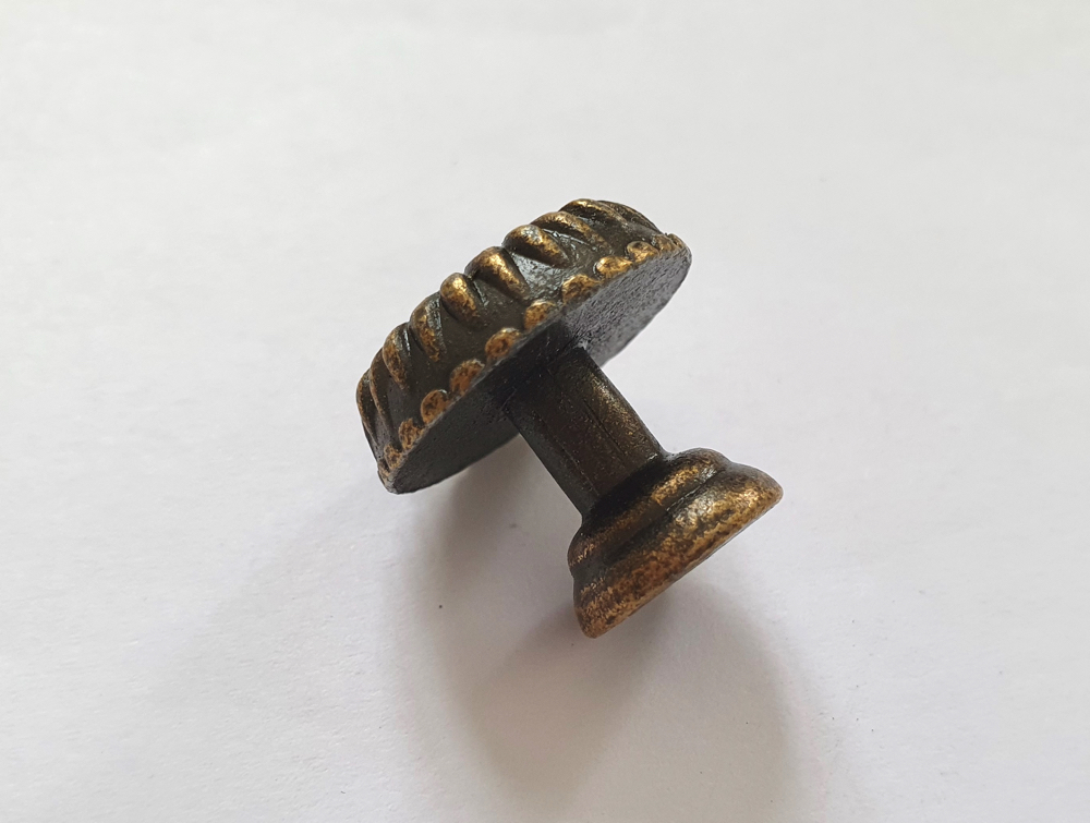 画像3: 「J即納」取っ手:ルイーズII・小(*デザイン変更*直径2cm、アンティークゴールド) (3)