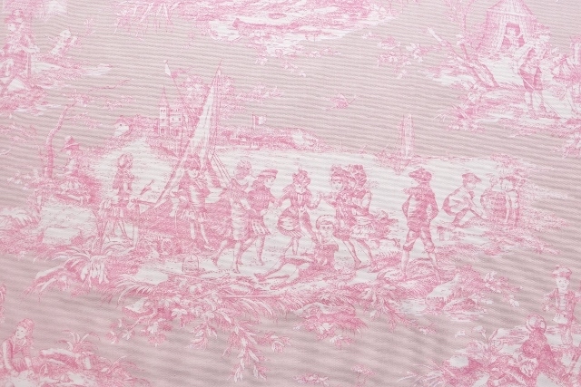 画像19: 「取寄せ」布：水の物語（ピンクベース、キャンバス） (19)