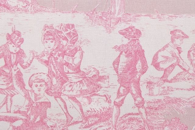 画像18: 「取寄せ」布：水の物語（ピンクベース、キャンバス） (18)