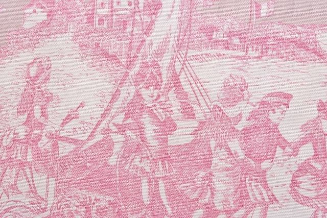 画像17: 「取寄せ」布：水の物語（ピンクベース、キャンバス） (17)