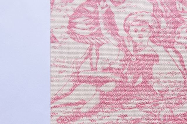 画像8: 「取寄せ」布：水の物語（ピンクベース、キャンバス） (8)